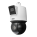IP PTZ камера BCS-P-SDIP24425SR10-AI2, 4MP+4MP, 4.0mm, 4.8~120 mm, IR LED, SD, Mic, Loudspeaker, PoE